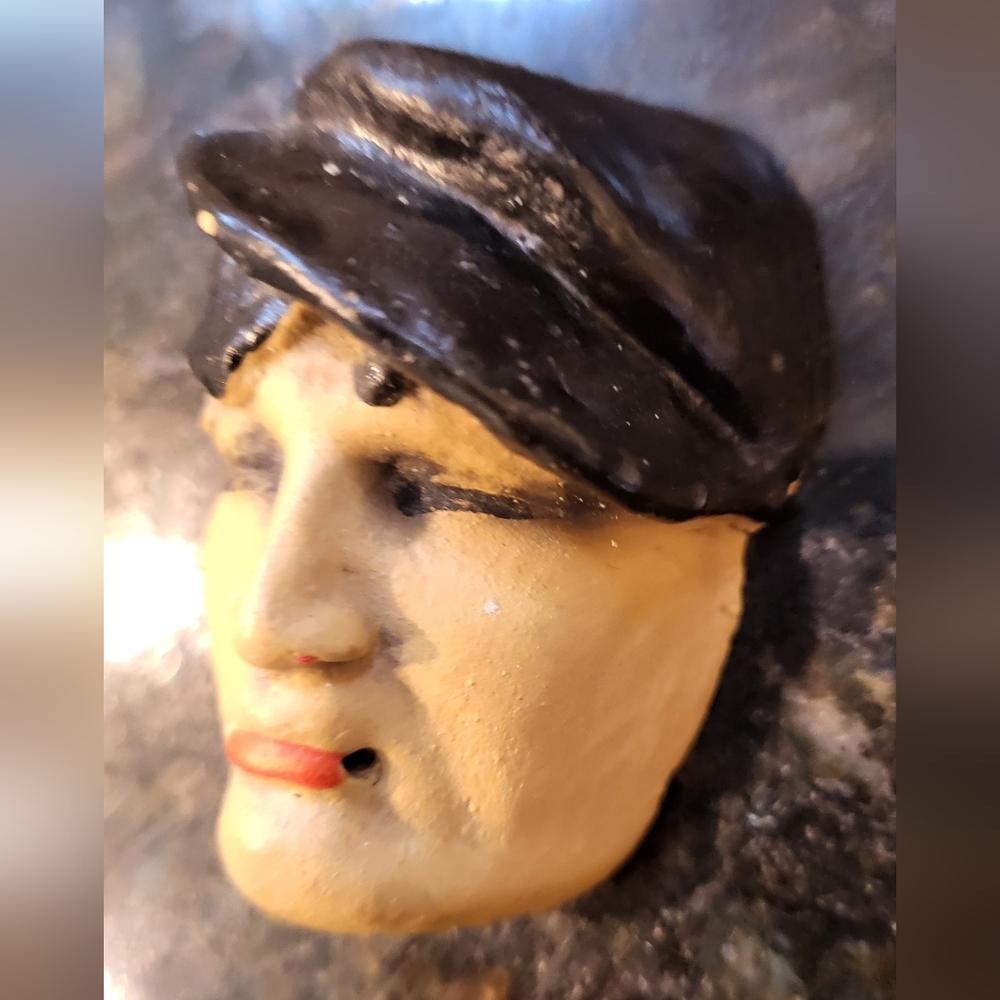 Old Vintage Small Plastic Native American Mask Set of 3 - Picture 7 of 16